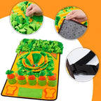 Snuffelmat voor honden Slowfeeder Zacht Duurzaam Gemakkelijk schoon te maken 80x60cm - Ruffy