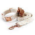 Cotton Lace Hondenhalsband en Leiband Set Verstelbaar en Duurzaam Met Elegant Ontwerp - Ruffy