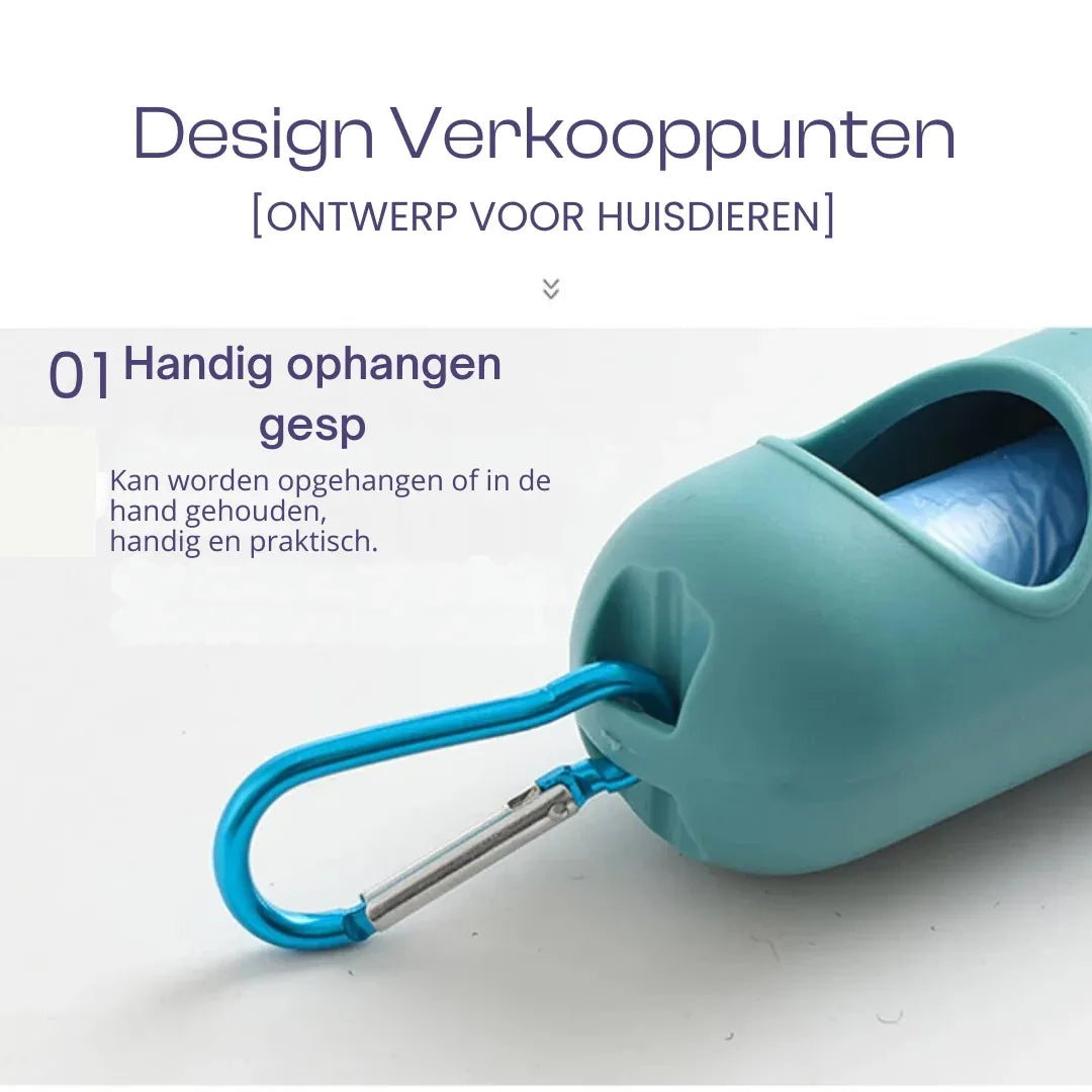 Led-licht hondenpoepzakjes houder en dispenser - Ruffy