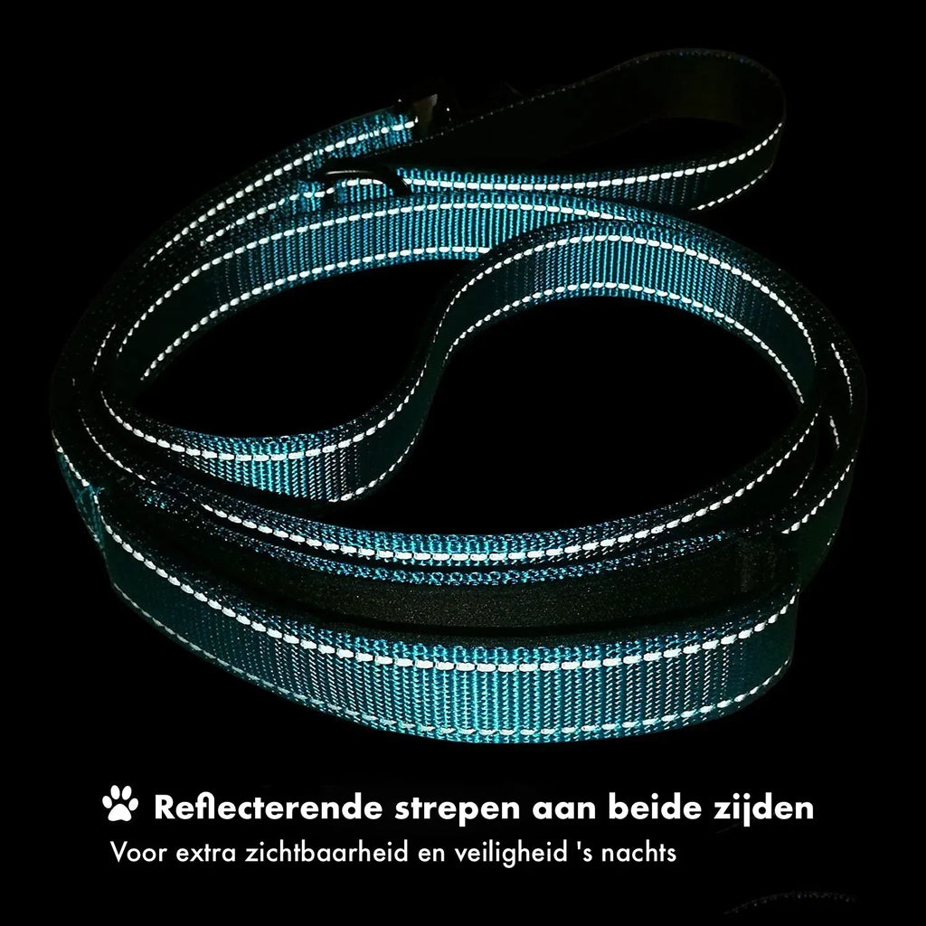 Hondenriem Lange Gevoerd Reflecterend - Ruffy