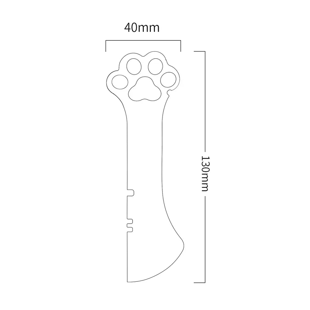 Multifunctionele bliklepel voor huisdieren - lepel en blikopener in één - duurzaam en ergonomisch ontwerp - Ruffy