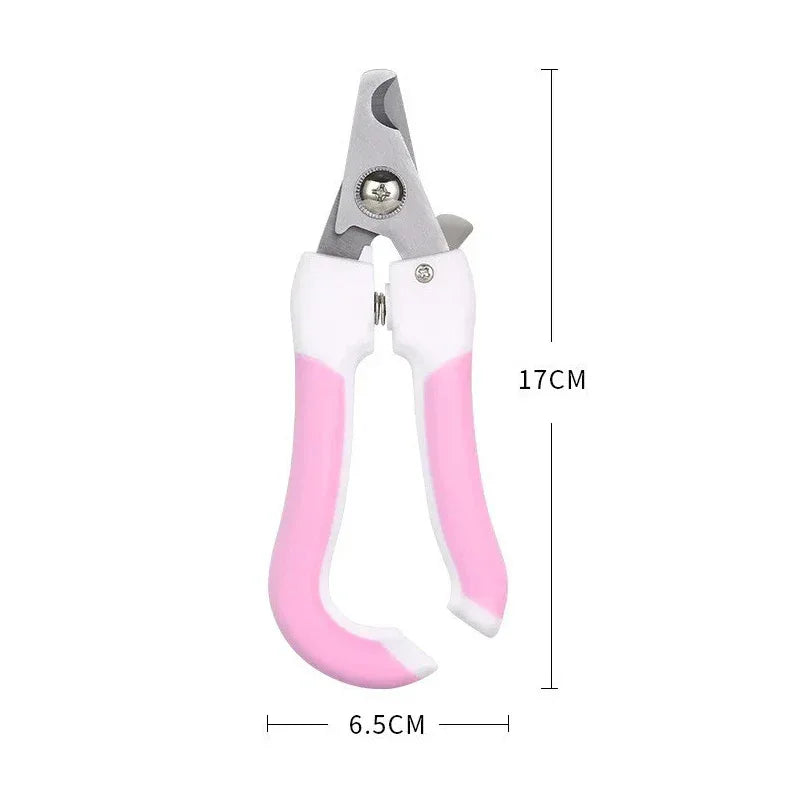 Nagelknipper met ergonomische greep en roestvrijstalen bladen voor honden, katten en kleine huisdieren - Ruffy