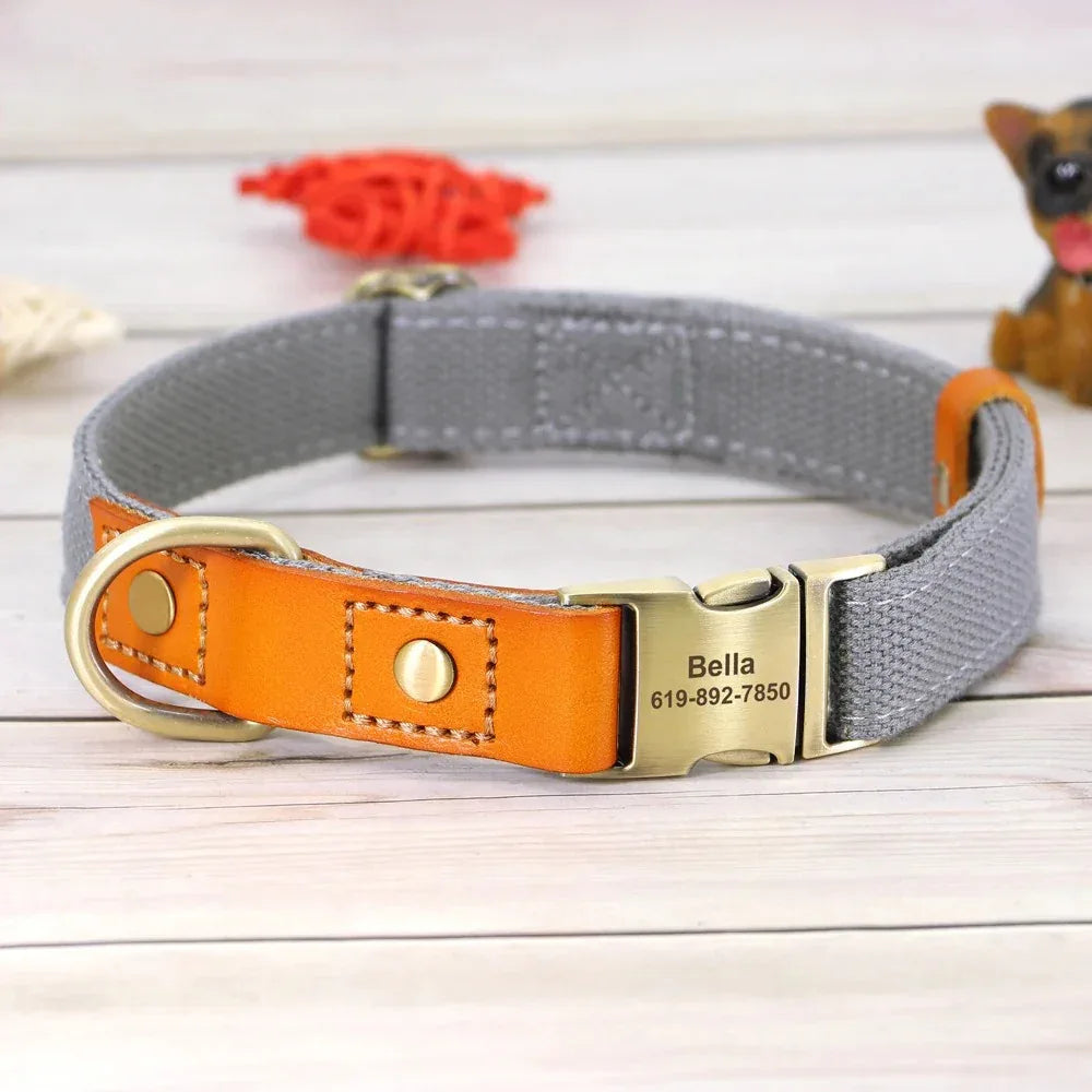 Gepersonaliseerde Nylon Halsband - Ruffy