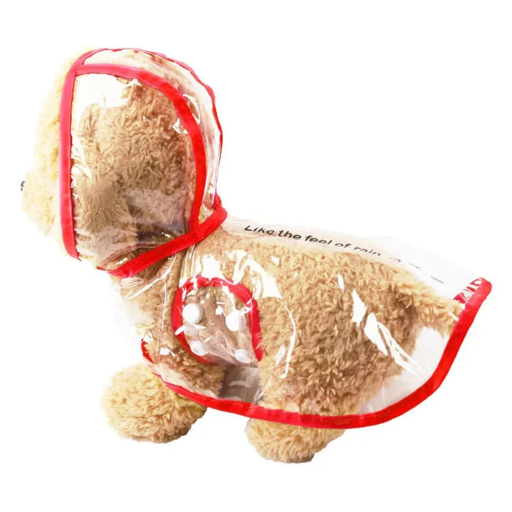 Transparante Regenjas voor Kleine Honden Waterdichte Poncho Duurzaam en Stijlvol - Ruffy