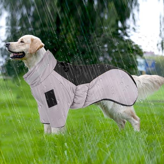 Waterdichte Hondenjas met Isolatie Reflecterende Strips en Verstelbare Pasvorm - Ruffy