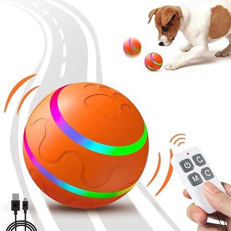 Actieve Rollende Hondenspeelbal | Zelfbewegende Interactieve Bal | Lange Batterijduur - Ruffy