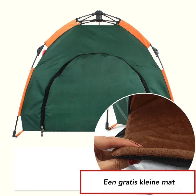 Draagbaar automatisch opvouwbaar waterdicht tipi-huisdierhuis voor kleine en middelgrote huisdieren - Ruffy