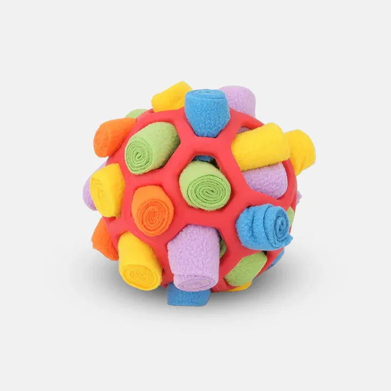 Snuffelbal Honden Puzzelspeelgoed | Mentale Stimulatie & Snoepjesspel | Duurzaam Poolse Fleece - Ruffy