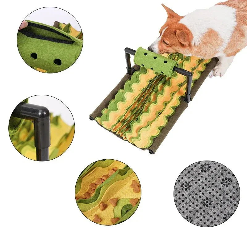 Slow Feeder Snuffelmat voor Honden Interactief Voeren Duurzaam en Gemakkelijk Schoon te Maken - Ruffy
