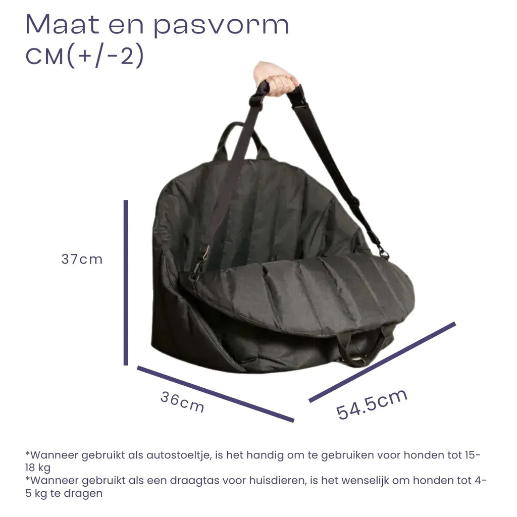 Waterdichte Draagtas Kleine Huisdieren Lichtgewicht Veilig Comfortabel Duurzaam Katoen Voor Buitenavonturen - Ruffy