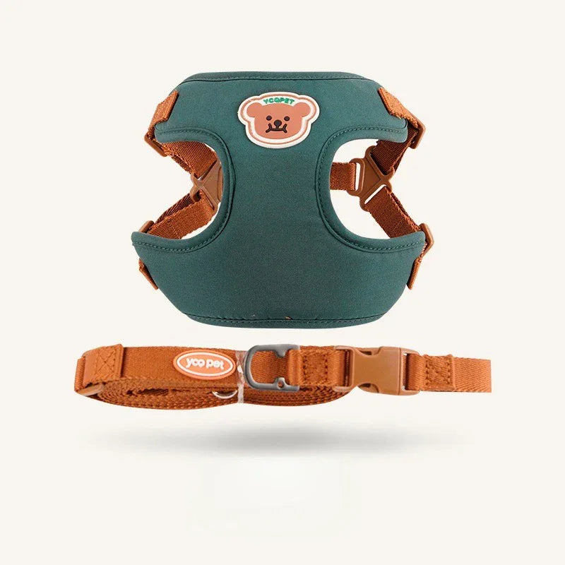 Hondentuig Leiband Set Schattige Beer - Ruffy