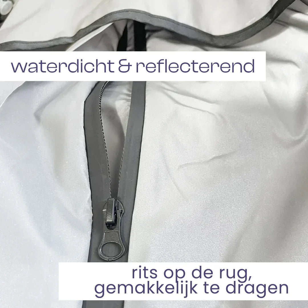 Waterbestendige Hondenregenjas Reflecterend Comfortabel Verstelbaar Gemakkelijk Schoon Te Maken Voor Alle Maten - Ruffy