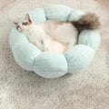 Bloemvormig Kattenkussen Zelfverwarmend Wasbaar en Universeel voor Alle Seizoenen - Ruffy
