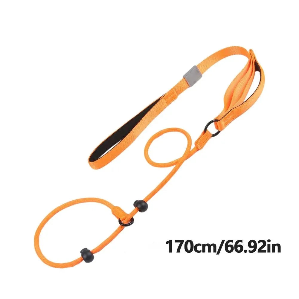 Reflecterende Nylon Hondenriem Glow-In-Dark Comfortabele Grip Duurzaam Veilig Voor Nachtelijke Wandelingen - Ruffy