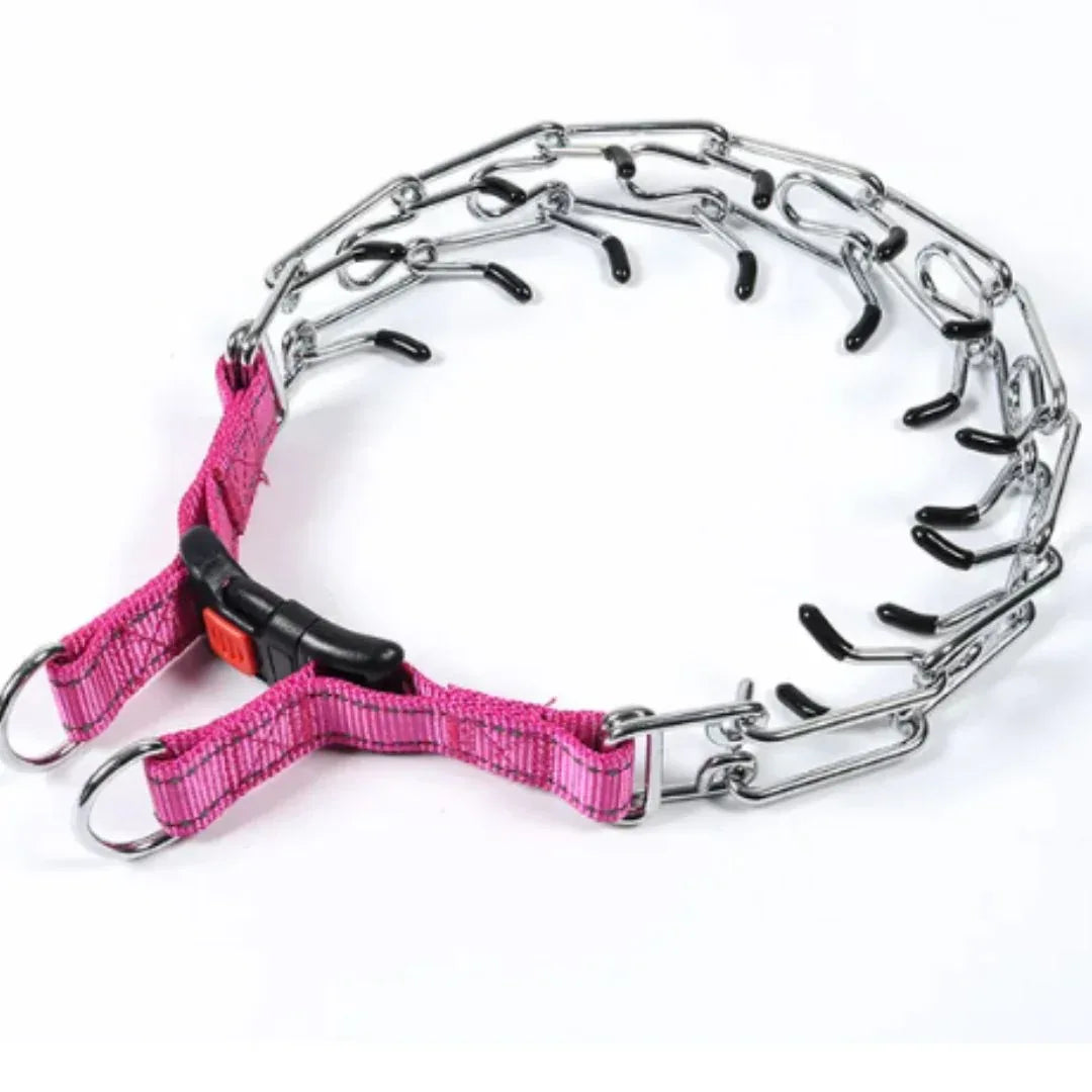 Honden Trainingshalsband | Prong Ontwerp | Snelkoppelingsgesp | Roestvrij Staal - Ruffy