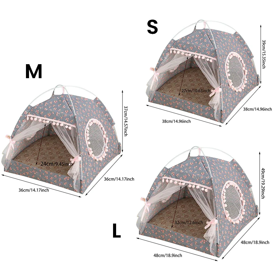 Knus tentbed voor kleine honden - Ruffy