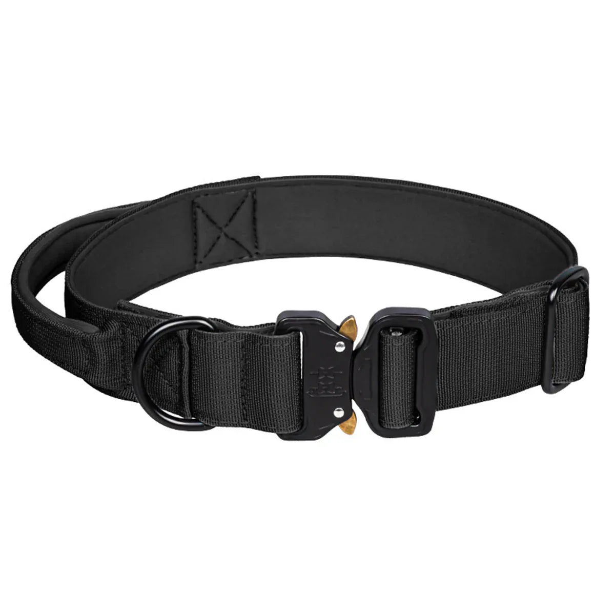 Zware Hondentrainingshalsband | Extra Sterk Nylon | Handvat - Ruffy