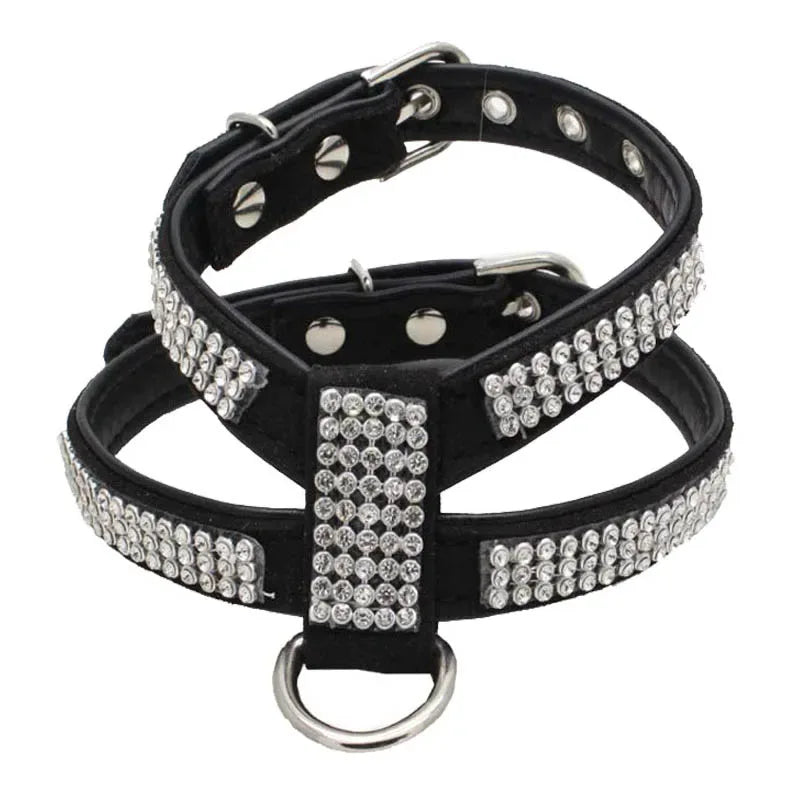 Stijlvol Hondentuig Bling Nepdiamantjes - Ruffy