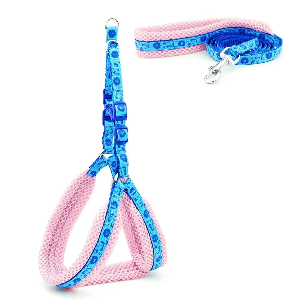 Reflecterend Ademend Mesh Harnas Voor Kleine Honden Veiligheid Comfort Verstelbaar Nylon Zinken Legering Haak - Ruffy