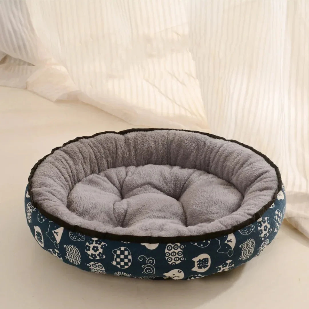 Zacht Hondenbed Rond Fleece - Ruffy