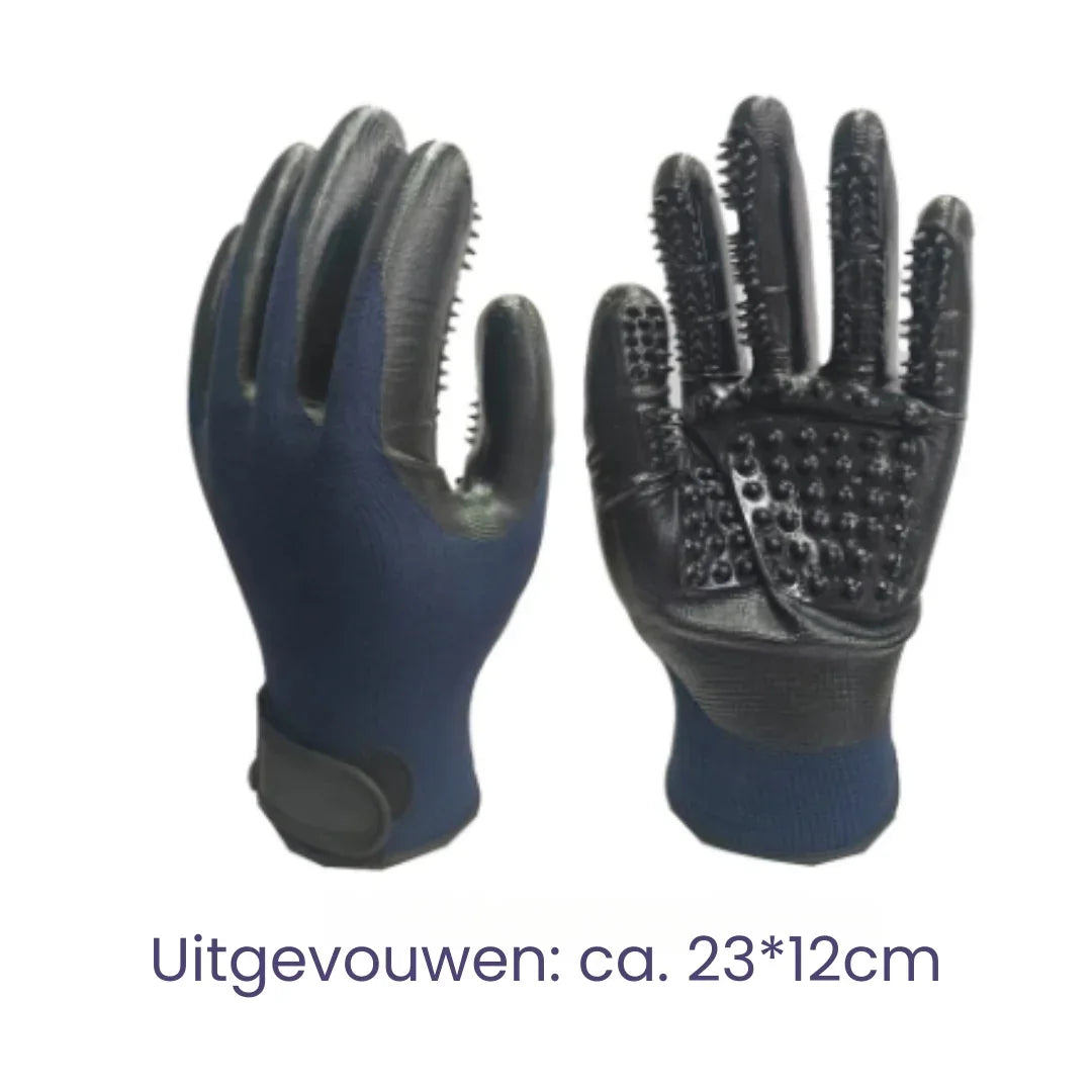 Silicone Massageborstel Handschoenen Huisdieren Verharing Controle Comfortabele Massage Veelzijdig Rubber Duurzaam - Ruffy