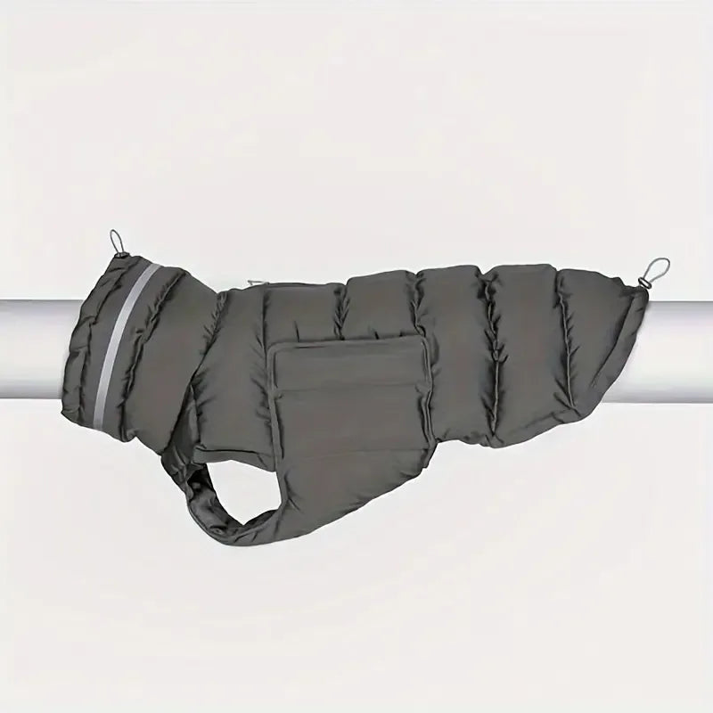 Waterdichte Winterjas voor Honden Warm Verstelbaar met Reflecterende Strips Machinewasbaar - Ruffy