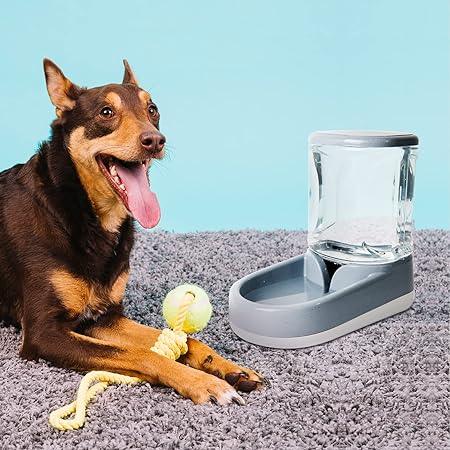 Automatische Voederset voor Honden 5L Met Zwaartekracht Waterdispenser en Voederbak - Ruffy