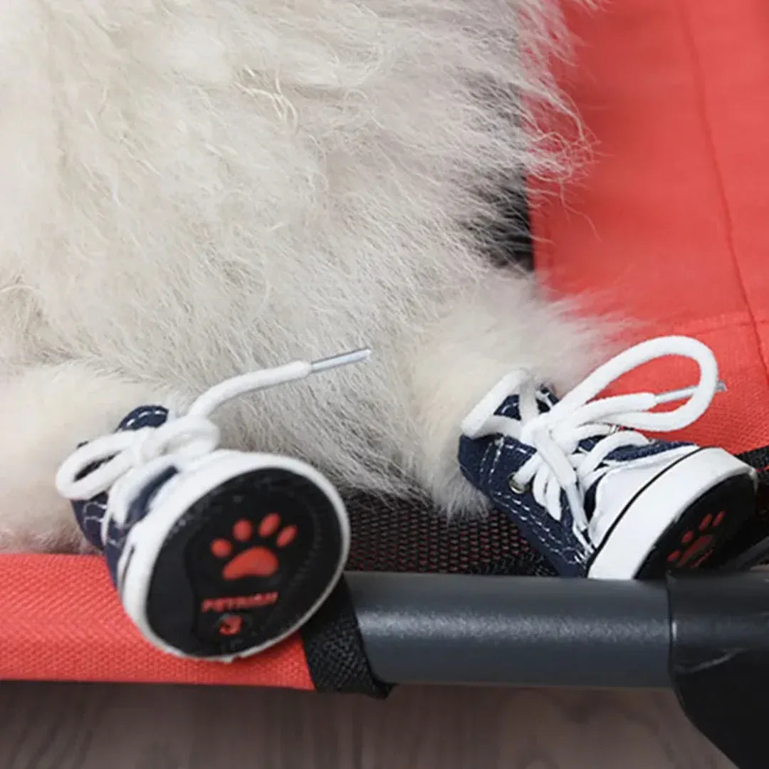 Waterdichte Antislip Denim Canvas Hondenschoenen Stijlvol Duurzaam Ademend Linnen - Ruffy