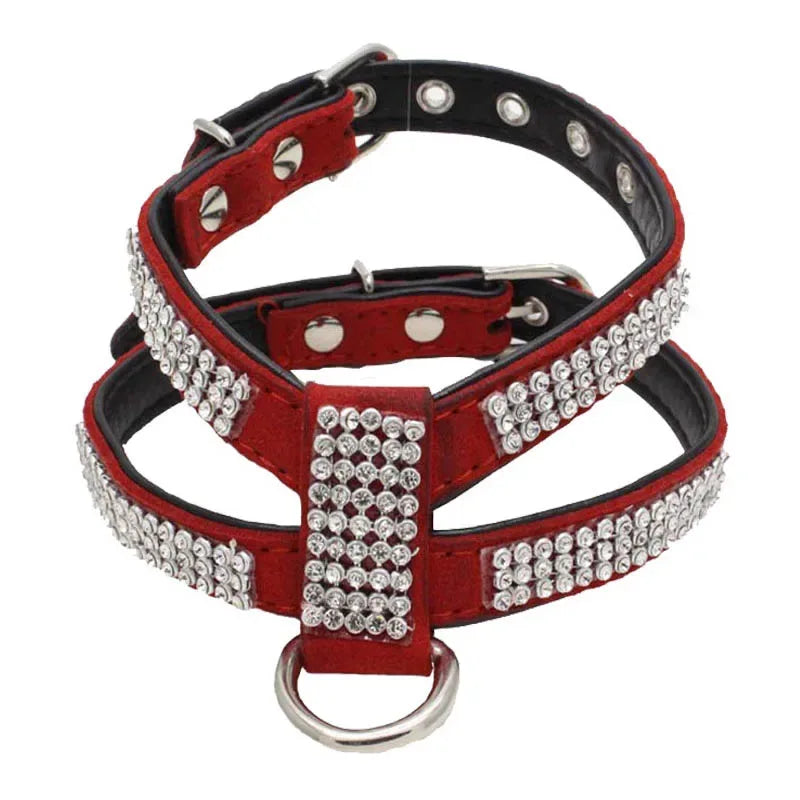 Stijlvol Hondentuig Bling Nepdiamantjes - Ruffy