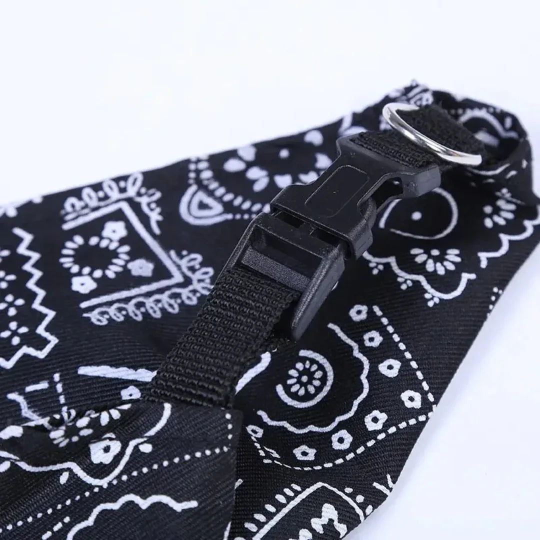 Verstelbare Hondenbandana Omkeerbaar Stijlvol Comfortabel Zacht Katoen Machinewasbaar Voor Alle Maten - Ruffy