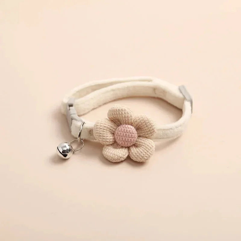 Verstelbare Halsband Met Bloemenpatroon - Ruffy
