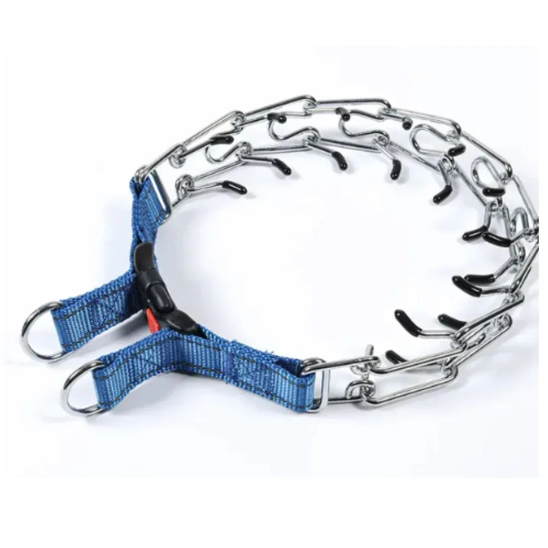 Honden Trainingshalsband | Prong Ontwerp | Snelkoppelingsgesp | Roestvrij Staal - Ruffy