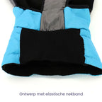 Waterdichte Winterjas Voor Grote Honden Warm Gewatteerd Reflecterend Volledige Dekking Machinewasbaar - Ruffy