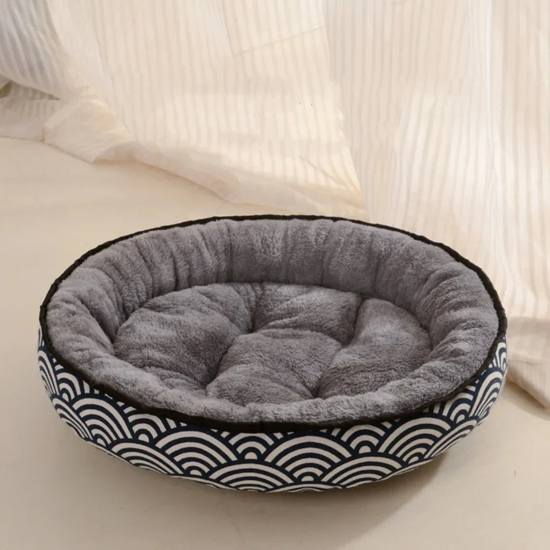 Zacht Hondenbed Rond Fleece - Ruffy