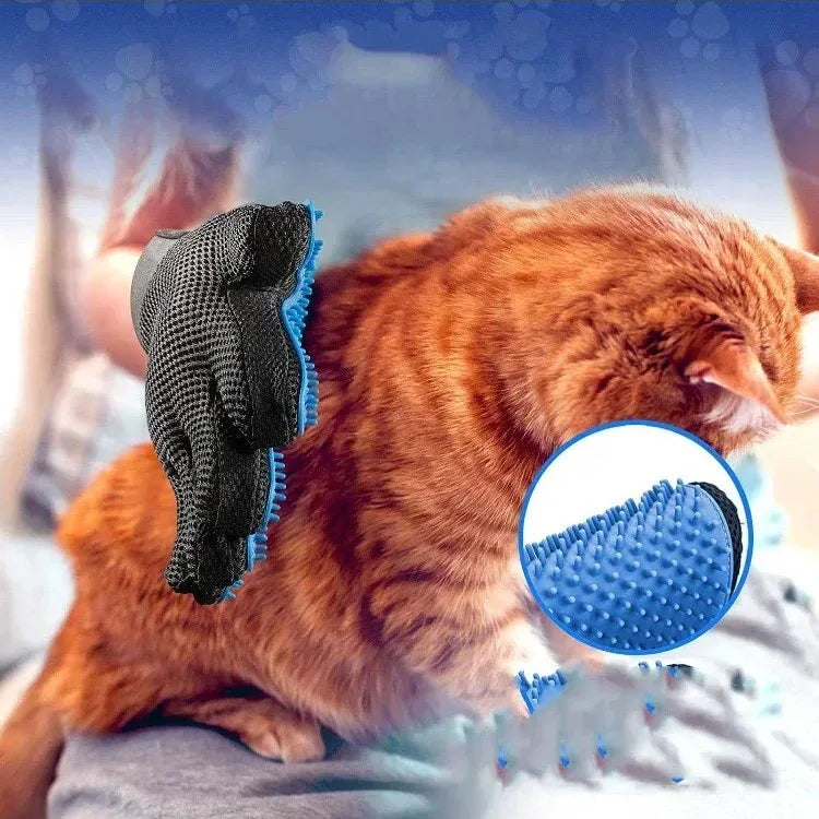 Siliconen Verzorgingshandschoenen voor Honden Efficiënte Ontharing en Zachte Massage Duurzaam en Milieuvriendelijk - Ruffy