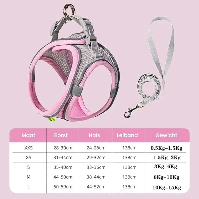 Hondentuig Mesh Ademend Reflecterend - Ruffy