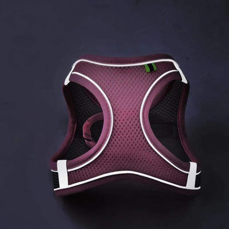 Reflecterend Harnas voor Kleine Honden Verstelbaar Ademend en Zacht Nylon Ontwerp - Ruffy