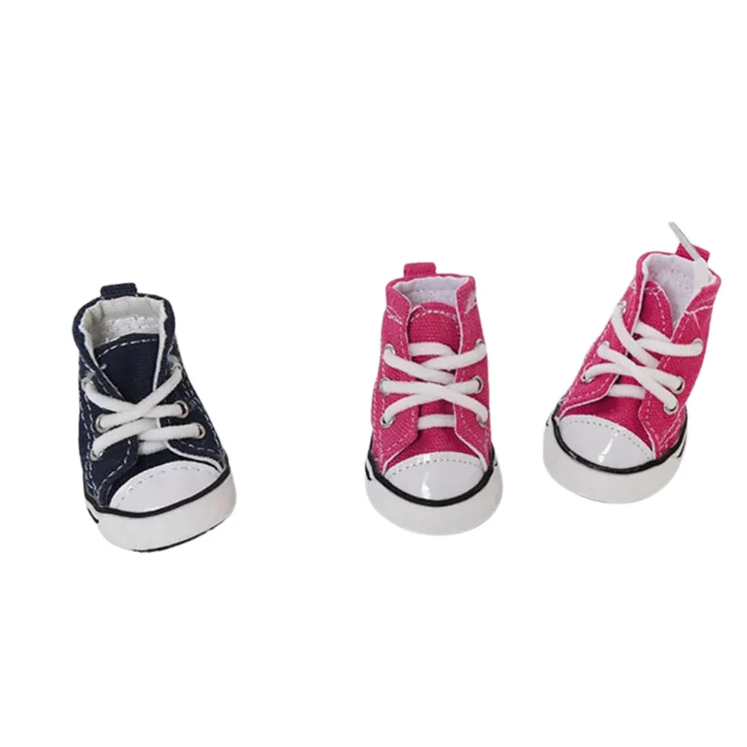 Waterdichte Antislip Denim Canvas Hondenschoenen Stijlvol Duurzaam Ademend Linnen - Ruffy