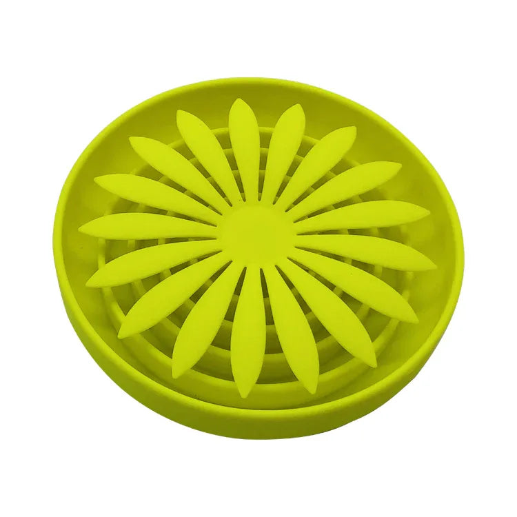 Multifunctionele puzzel hondenlik- en slowfeeder voerbak - anti-verstikking siliconen placemat 21x21cm - Ruffy