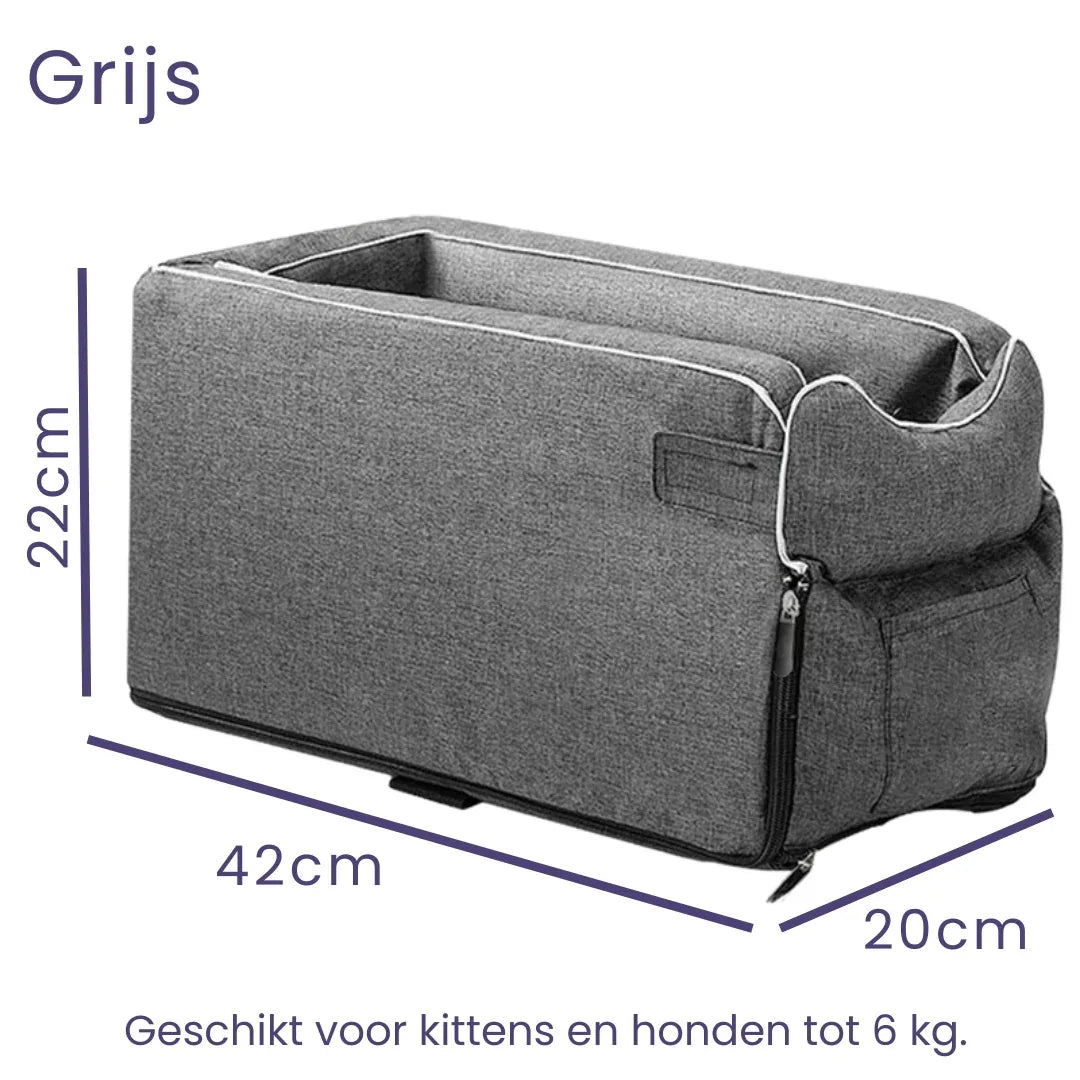 Draagbare Autostoel Voor Huisdieren Veilig Comfortabel Lichtgewicht Eenvoudig Te Installeren Voor Reizen - Ruffy