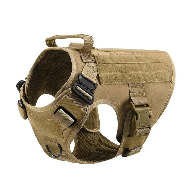 Duurzaam Molle-Systeem Hondenharnas – Robuust 1050D Nylon met Verbeterde Controle en Snelontgrendelbare Gespen - Ruffy