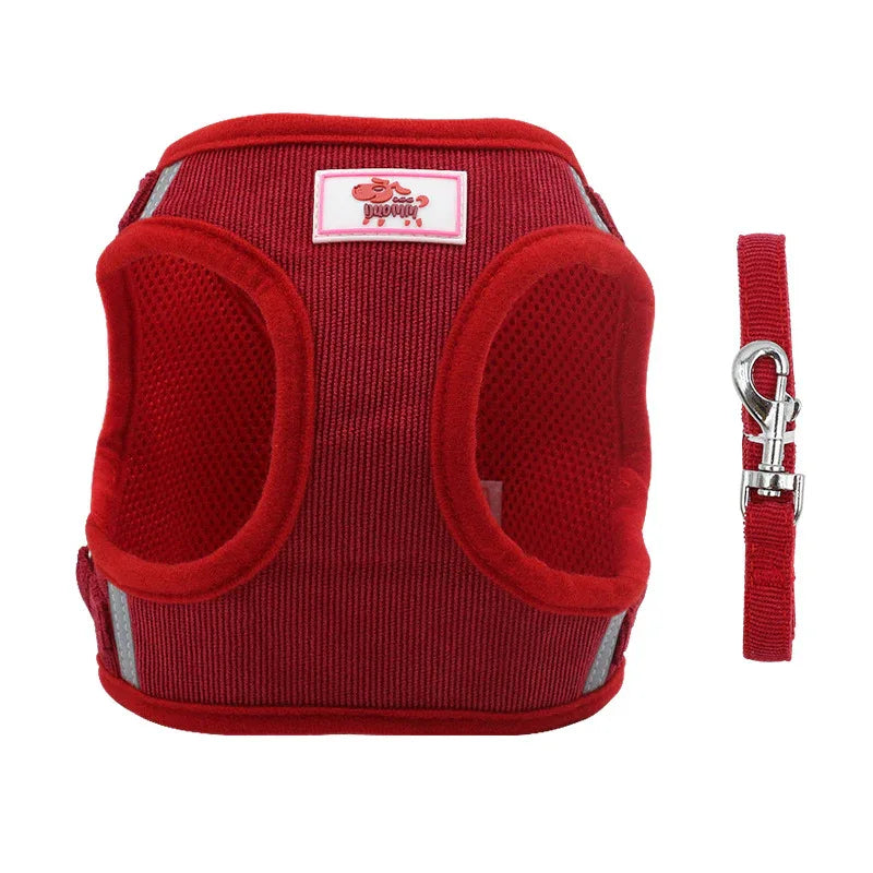 Corduroy Ademend Honden Tuig Reflecterend Ergonomisch - Ruffy