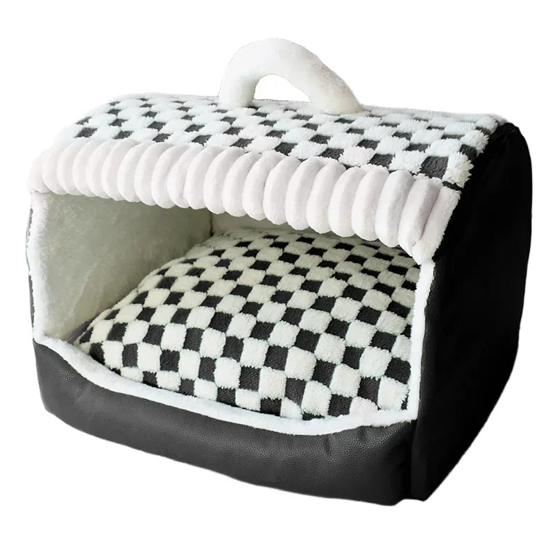 Hondenhuis | Gezellig Pluche Interieur | Antislip Bodem | Afneembare Wasbare Hoes - Ruffy