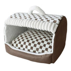 Hondenhuis | Gezellig Pluche Interieur | Antislip Bodem | Afneembare Wasbare Hoes - Ruffy