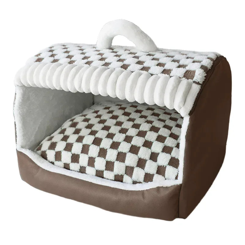 Hondenhuis | Gezellig Pluche Interieur | Antislip Bodem | Afneembare Wasbare Hoes - Ruffy