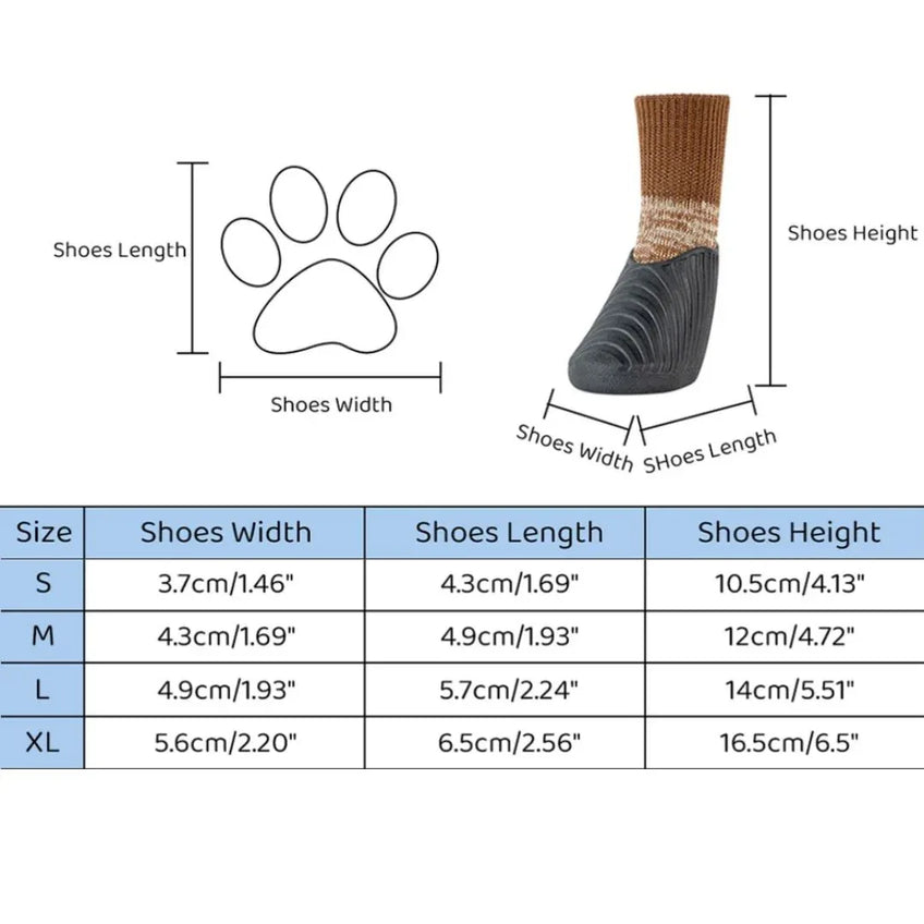 Wandelen Paw Protectie Schoenen - Ruffy