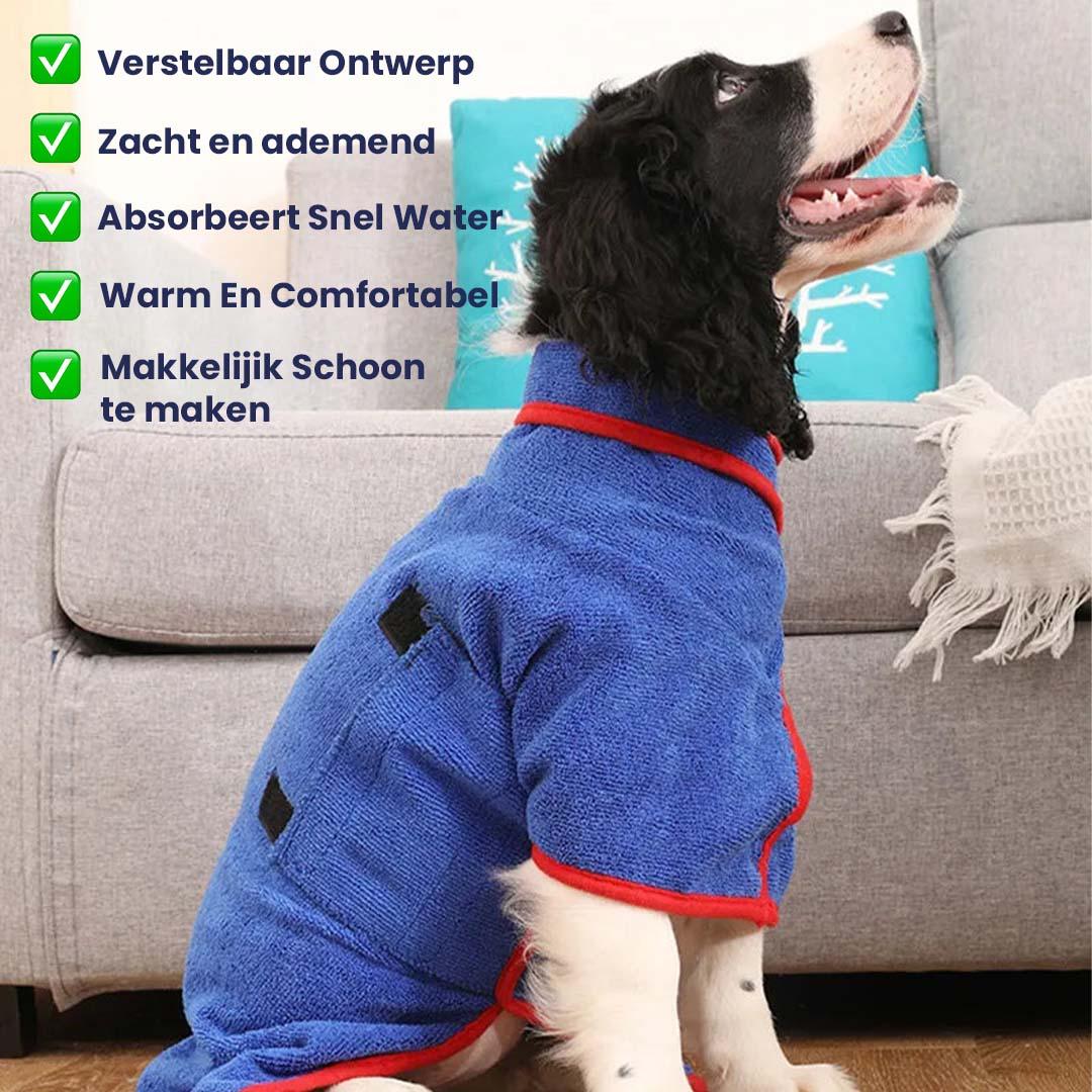 Draagbare Sneldrogende Hondenbadjas - Ruffy