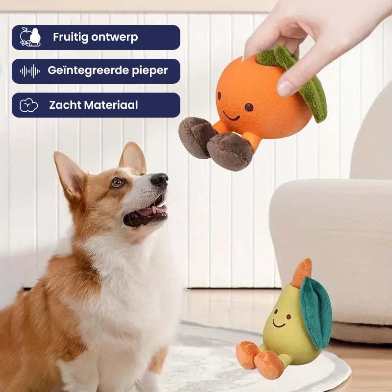 Fruitig Hondenspeeltje Met Pieper - Ruffy
