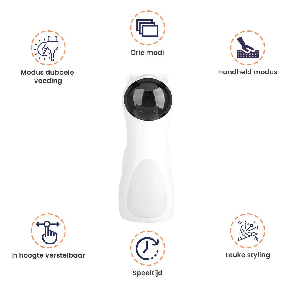 Slim Interactief Roterend Laserspeeltje Voor Kat - Ruffy