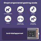Draagbaar Ultrasoon Antiblafmiddel Voor Honden - Ruffy